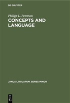 Philipp L Peterson, Philipp L. Peterson - Concepts and language