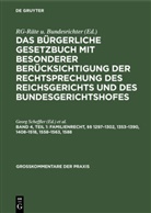Koeniger, Koeniger, Hans Koeniger, Rg-Räte U. Bundesrichter, Geor Scheffler, Georg Scheffler - Das Bürgerliche Gesetzbuch mit besonderer Berücksichtigung der Rechtsprechung des Reichsgerichts und des Bundesgerichtshofes - Band 4, Teil 1: Familienrecht, §§ 1297-1302, 1353-1390, 1408-1518, 1558-1563, 1588
