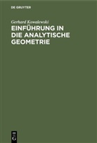 Gerhard Kowalewski - Einführung in die analytische Geometrie