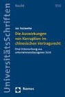 Jan Postweiler - Die Auswirkungen von Korruption im chinesischen Vertragsrecht
