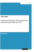 Niklas Metzler - Die Wiener Moderne. Literatur, Kunst und Musik zwischen 1890 und 1910