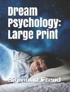 Sigmund Freud - Dream Psychology: Large Print