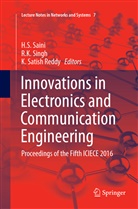 K Singh, R K Singh, K. Satish Reddy, H. S. Saini, K Satish Reddy, R. K. Singh - Innovations in Electronics and Communication Engineering