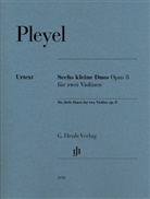 Ignaz Josef Pleyel, Norbert Gertsch - Ignaz Pleyel - Sechs kleine Duos op. 8 für zwei Violinen