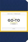 Chronicle Books - Go-To Notebook With Mohawk Paper, Midnight Blue Dotted