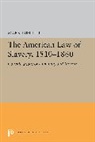 Mark Tushnet, Tushnet Mark - American Law of Slavery, 1810-1860
