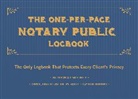 Editors of Ulysses Press - One-Per-Page Notary Public Logbook