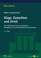 Walter Zimmermann - Klage, Gutachten und Urteil
