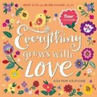 Editors of Flow magazine, Workman Publishing - Everything Grows With Love Mini Wall Calendar 2020