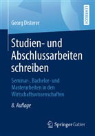Georg Disterer - Studien- und Abschlussarbeiten schreiben