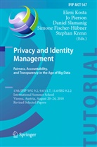 Simone Fischer-Hübner, Eleni Kosta, Stephan Krenn, J Pierson, Jo Pierson, Daniel Slamanig... - Privacy and Identity Management. Fairness, Accountability, and Transparency in the Age of Big Data