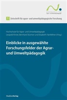 Elisabeth Hainfellner, Leopold Kirner, Bernhar Stürmer, Bernhard Stürmer - Zeitschrift für agrar- und umweltpädagogische Forschung 1