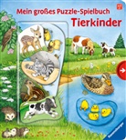 Anne Ebert, Frauke Nahrgang, Anne Ebert - Mein großes Puzzle-Spielbuch: Tierkinder
