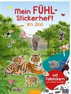 Ingrid Bräuer - Mein Fühl-Stickerheft - Im Zoo