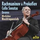 Ernest Chausson, Sergei Prokofieff, Sergej Prokofjew, Sergei Rachmaninoff, Sergej W. Rachmaninow - Cello Sonaten & Encores, 1 Audio-CD (Audiolibro)