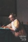 Studio Landro - Johannes Vermeer Schrift: Schrijvende Vrouw in het Geel Artistiek Dagboek Ideaal Voor School, Studie, Recepten of Wachtwoorden Stijlvol Notitieb