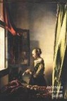 Studio Landro - Johannes Vermeer Schrift: Brieflezend Meisje bij het Venster Artistiek Dagboek Ideaal Voor School, Studie, Recepten of Wachtwoorden Stijlvol Not