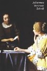 Studio Landro - Johannes Vermeer Schrift: Dame en Dienstbode Ideaal Voor School, Studie, Recepten of Wachtwoorden Stijlvol Notitieboek voor Aantekeningen Artist