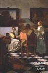 Studio Landro - Johannes Vermeer Schrift: Het Concert Artistiek Dagboek voor Aantekeningen Stijlvol Notitieboek Ideaal Voor School, Studie, Recepten of Wachtwoo