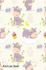 Shamrock Logbook - Address Book: For Contacts, Addresses, Phone, Email, Note, Emergency Contacts, Alphabetical Index with Cute Cartoon Hippo Girl