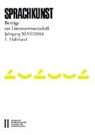Hans Höller, Christoph Leitgeb, Rössner Michaeel, Helmut Rössner - Sprachkunst. Beiträge zur Literaturwissenschaft. Jg.47/1.Halbbd.