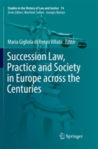 Maria Gigliola Di Renzo Villata, Mari Gigliola di Renzo Villata, Maria Gigliola di Renzo Villata - Succession Law, Practice and Society in Europe across the Centuries