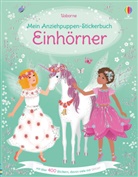 Fiona Watt, Antonia Miller - Mein Anziehpuppen-Stickerbuch: Einhörner