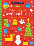 Sam Smith, Carly Davies - Usborne Minis - Sticker-Kreativbuch: Weihnachten