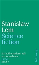 Stanisaw Lem, Stanislaw Lem, Stanisław Lem, Erik Simon - Science-fiction: Ein hoffnungsloser Fall mit Ausnahmen