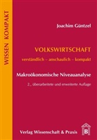 Joachim Güntzel, Joachim (Prof. Dr.) Güntzel - Volkswirtschaft - Makroökonomische Niveauanalyse