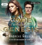 Andreas Gruber, Jodie Ahlborn, Achim Buch - Code Genesis - Sie werden dich jagen, 1 Audio-CD, 1 MP3 (Hörbuch)