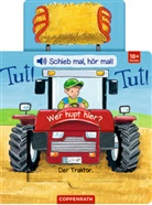 Antje Flad - Schieb mal, hör mal!: Tut! Tut! Wer hupt hier?, m. Soundeffekten