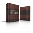 Matthew Henry, Alfonso Ropero - RVR, Biblia de Estudio Matthew Henry, Leathersoft, Clásica, Interior a dos colores, con Índice