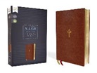 Zondervan, Zondervan - NASB, Thinline Bible, Leathersoft, Brown, Red Letter, 1995 Text, Comfort Print