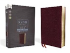 Zondervan, Zondervan - NASB, Thinline Bible, Large Print, Bonded Leather, Burgundy, Red Letter, 1995 Text, Comfort Print