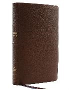 Thomas Nelson, Thomas Nelson - NKJV, Thinline Reference Bible, Large Print, Premium Goatskin Leather, Brown, Premier Collection, Comfort Print