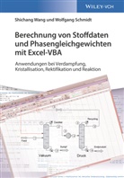 Wolfgang Schmidt, Shichan Wang, Shichang Wang, Shichang (Prof. Dr.-Ing. Wang, Shichang (Prof. Dr.-Ing.) Wang - Berechnung von Stoffdaten und Phasengleichgewichten mit Excel-VBA