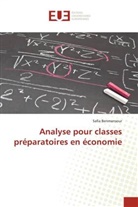 Safia Benmansour - Analyse pour classes préparatoires en économie