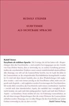 Rudolf Steiner, Stefan / Martina / Hasler, Stefan Hasler, Martina Maria Martina, Rudolf Steiner Nachlassverwaltung, Martina Maria Sam - Eurythmie als sichtbare Sprache