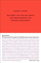 Rudolf Steiner, Rudolf Steiner Nachlassverwaltung - Wie wirkt man für den Impuls der Dreigliederung des sozialen Organismus?