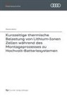 Pamina Bohn - Kurzzeitige thermische Belastung von Lithium-Ionen Zellen