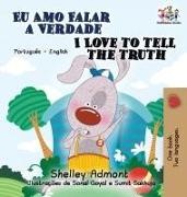Shelley Admont, Kidkiddos Books - I Love to Tell the Truth - Portuguese English Bilingual Book (Brazilian)