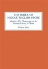 C William Marx, C. William Marx, William Marx - The Index of Middle English Prose