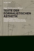 Ing Stöckmann, Ingo Stöckmann - Texte der formalistischen Ästhetik