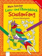Edith Thabet, Hela Woernle, Hela Woernle - Mein bunter Lern- und Übungsblock Schulanfang - Clevere Rätselspiele