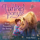 Emily Palmer, Melanie Manstein - Die Funkelponys - Eine Freundin für Sunny, 2 Audio-CDs (Audio book)