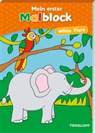 Sandra Schmidt, Sandra Schmidt, Tessloff Verlag, Tessloff Verlag, Tessloff Verlag Belege, Tessloff Verlag Ragnar Tessloff GmbH &amp; Co.KG - Mein erster Malblock Wilde Tiere