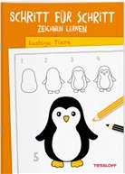 Martina Green, Martina Green, Tessloff Verlag, Tessloff Verlag, Tessloff Verlag Belege, Tessloff Verlag Ragnar Tessloff GmbH &amp; Co.KG - Schritt für Schritt Zeichnen lernen Lustige Tiere