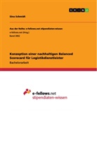 Sina Schmidt - Konzeption einer nachhaltigen Balanced Scorecard für Logistikdienstleister