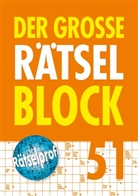 Der große Rätselblock. Bd.51